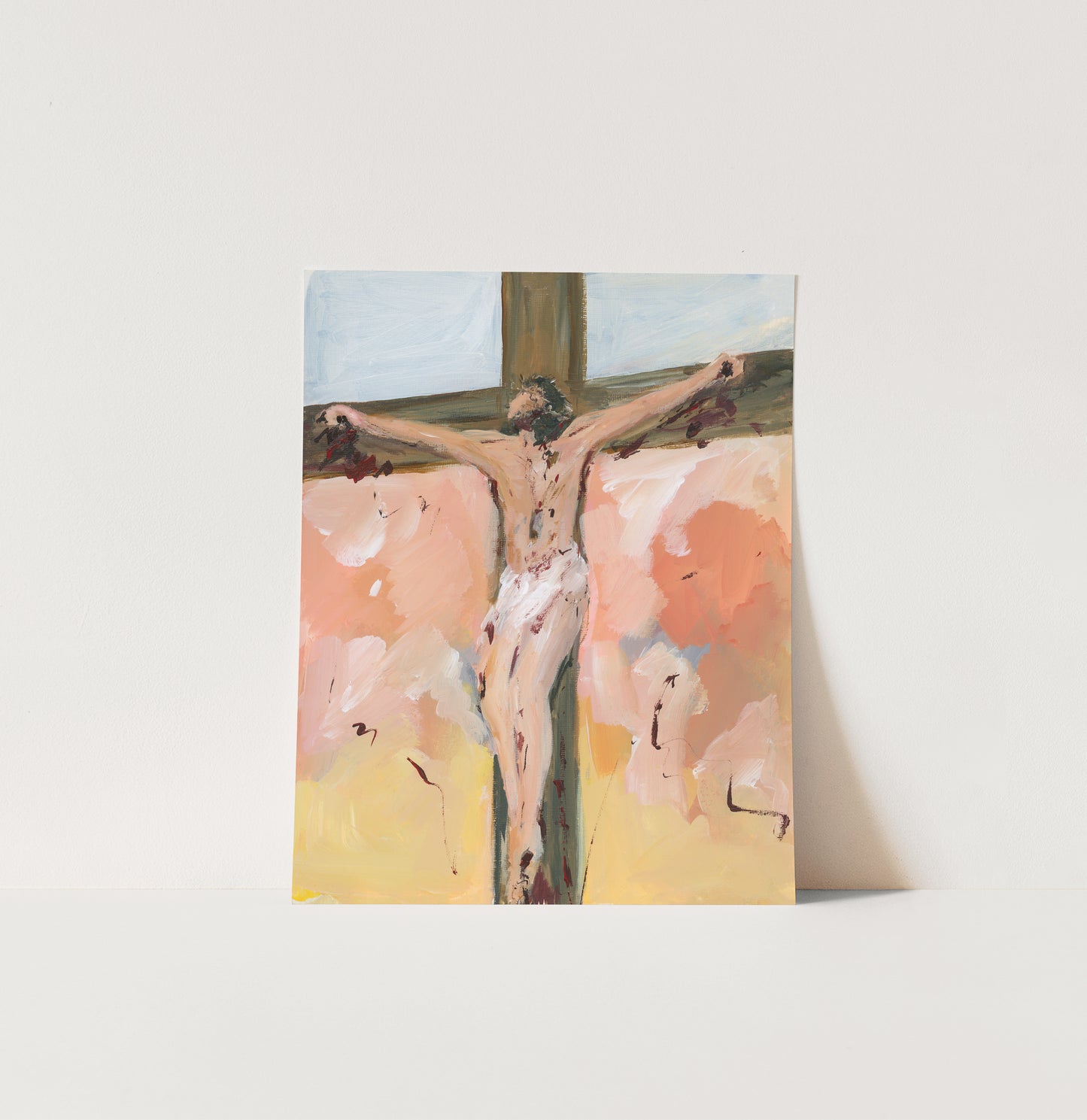 Bible Art - Jesus on Cross - It Is Finished