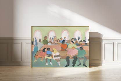 Christian Wall Art | Church Fellowship Painting