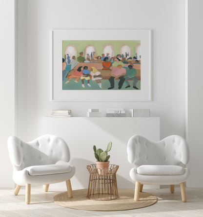 Christian Wall Art | Church Fellowship Painting