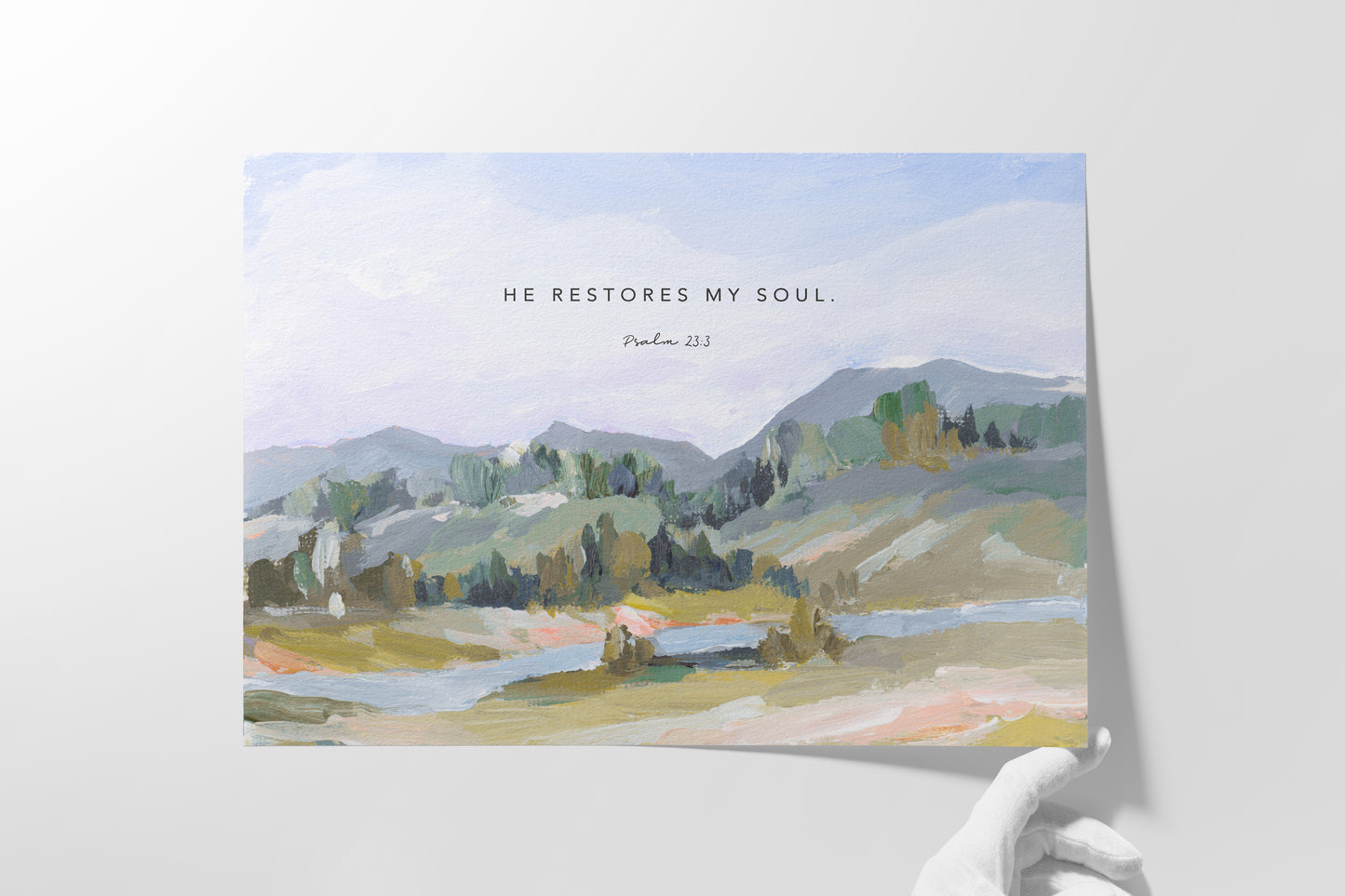 Scripture Landscape | "He Restores My Soul"