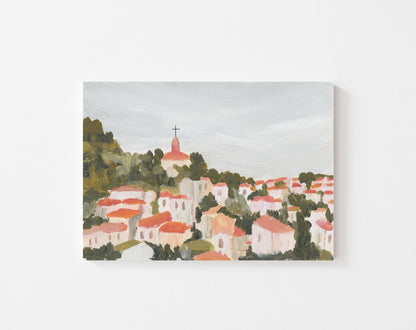 Modern Christian Art - City Landscape Print