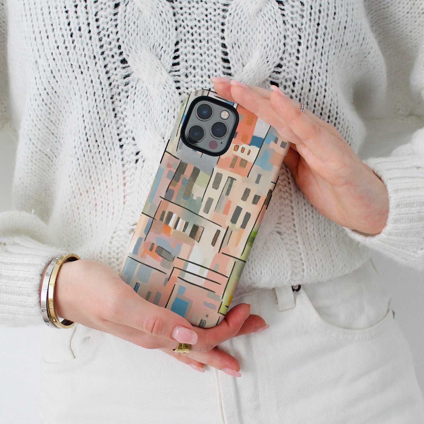 Phone Case - Abstract City Design - "Heavenly Home"