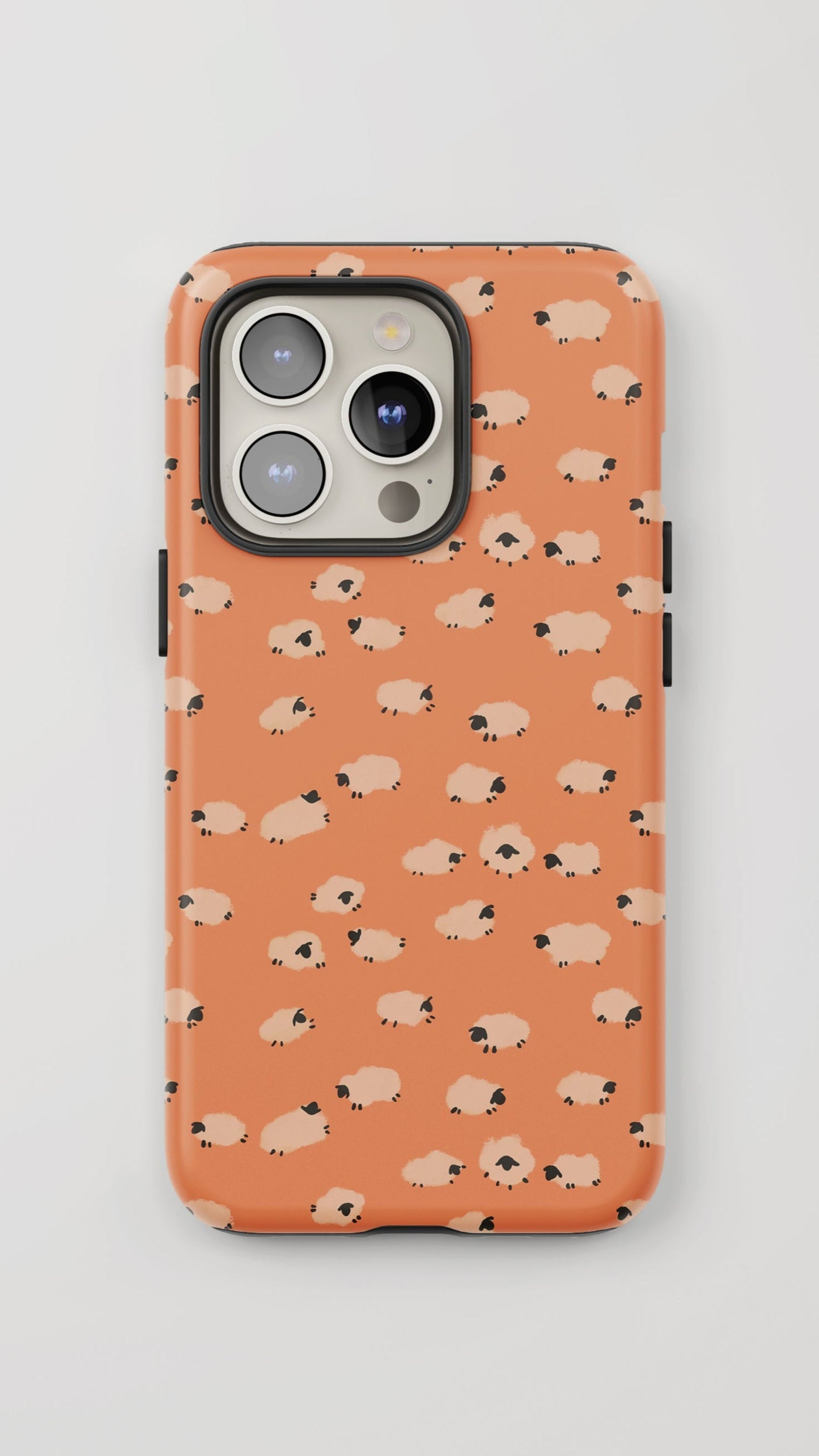 "Sheep" Phone Case - Sandstone Orange