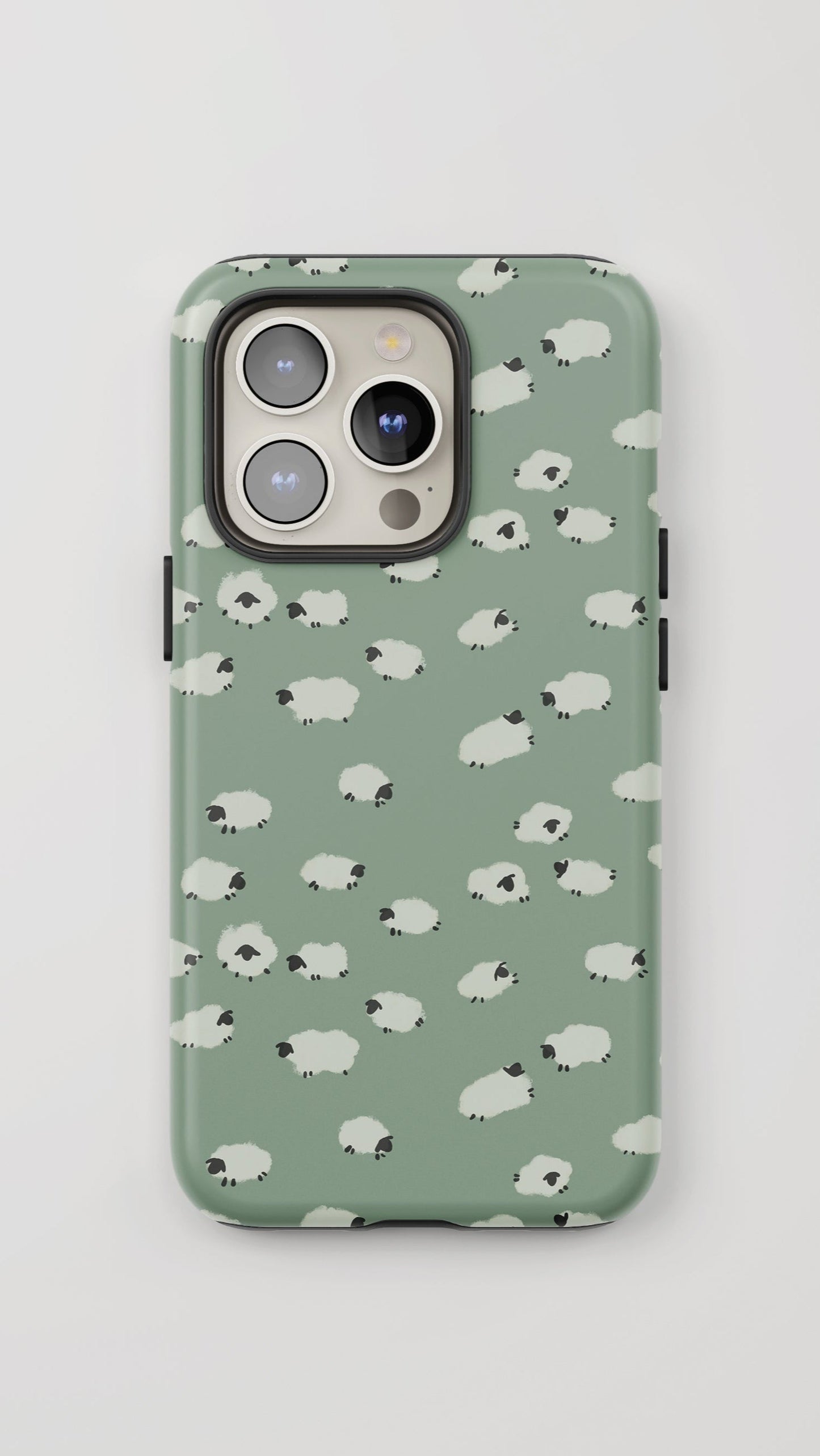 "Sheep" Phone Case - Basil Green