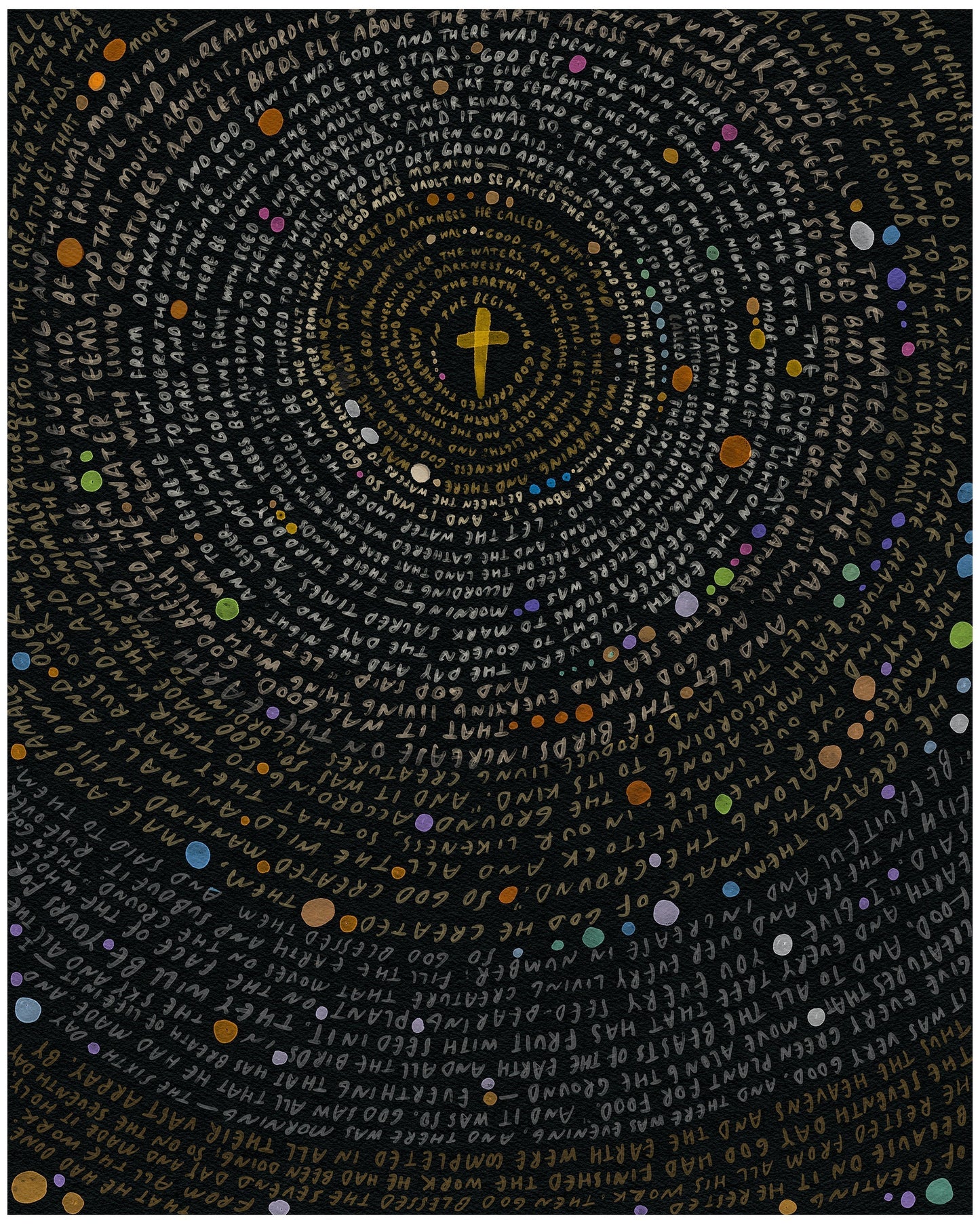 Scripture Art Genesis 1 | In the Beginning