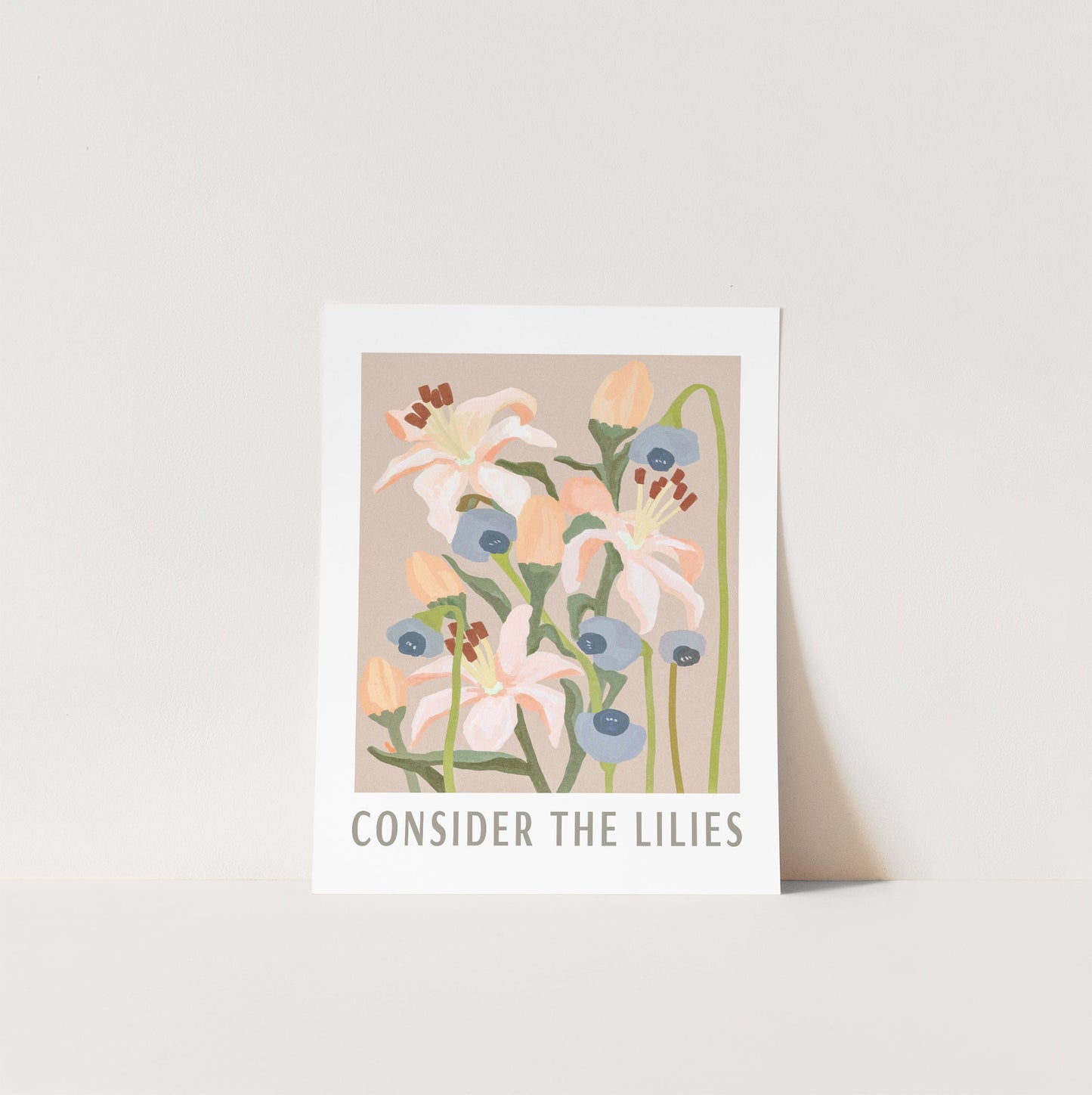 Scripture Inspired Art CONSIDER THE LILIES II